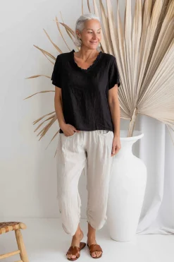 Abruzzi Top - Black - IC54