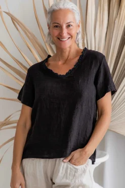 Abruzzi Top - Black - IC54