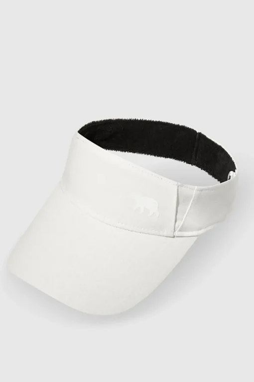 Aces Linen Visor - White - RB16