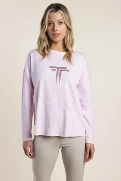 Alice Long Sleeve Tee - Pale Pink - TT34