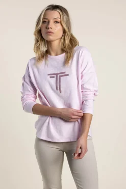 Alice Long Sleeve Tee - Pale Pink - TT34