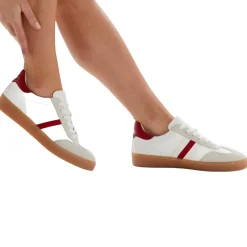 Aloha Sneaker - Cream/Red - AE20