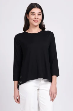 An Eye For Detail Top - Black - F54