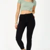 Anna High Rise Jeans - Black - AL1