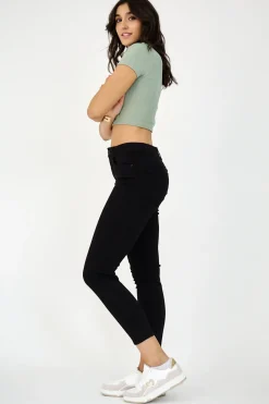 Anna High Rise Jeans - Black - AL1