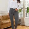 Anna High Rise Jeans - Graphite - AL1