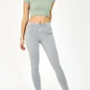 Anna High Rise Jeans - Grey - AL1