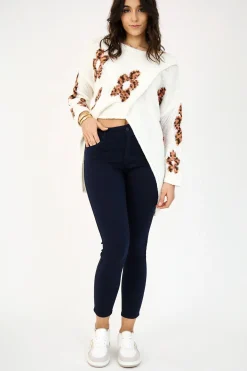 Anna High Rise Jeans - Navy - AL1