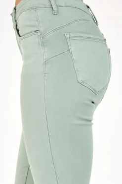 Anna High Rise Jeans - Sage - AL1