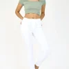 Anna High Rise Jeans - White - AL1