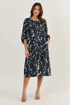 Anya Linen Dress - Universe - OJ5