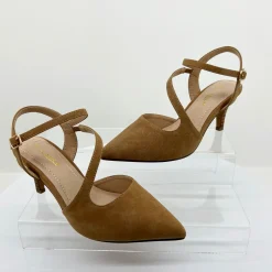April Pointed Heel - Camel - C2