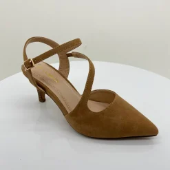 April Pointed Heel - Camel - C2