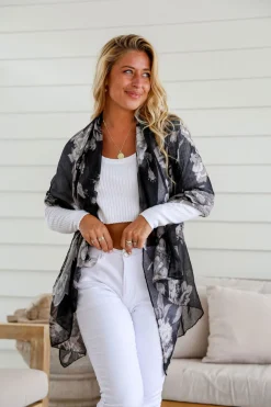 Ava Scarf - Black - FR1