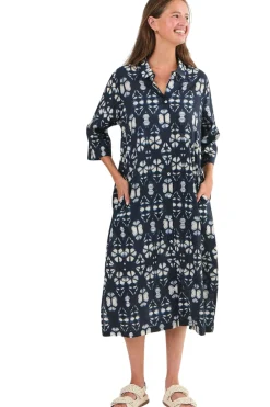 Avalon Cotton Dress - Fracture - N15