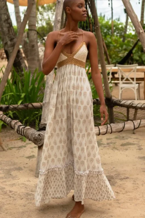 Belen Dress - Vanilla - M35