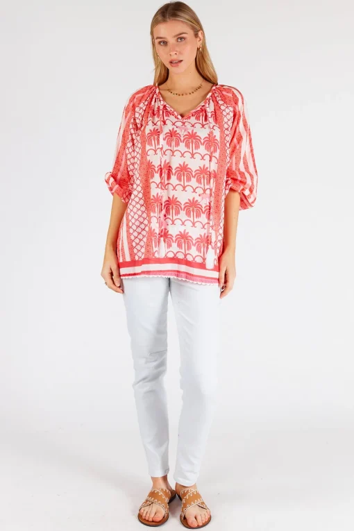 Blakely Top - Melon - LL46