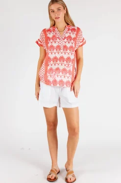 Blakely Sleeveless Top - Melon - LL47
