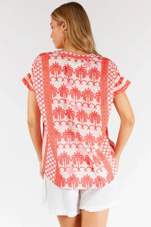 Blakely Sleeveless Top - Melon - LL47