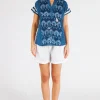 Blakely Sleeveless Top - Navy - LL47