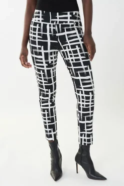 Block Inspired Pants - Black& White - JR124