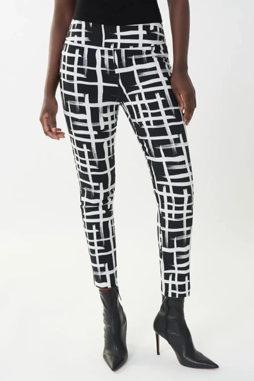 Block Inspired Pants - Black& White - JR124
