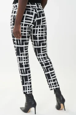 Block Inspired Pants - Black& White - JR124