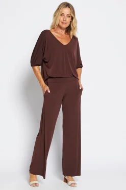 Blouson Top - Chocolate - PH43