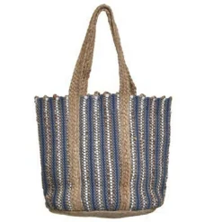 Blue Jute Bag - Blue - BL6