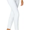 Bright White Gia Glider Ankle Jean - AT8
