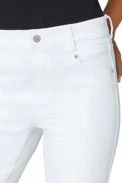 Bright White Gia Glider Ankle Jean - AT8