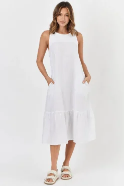 Brooklyn Dress - White - OJ15