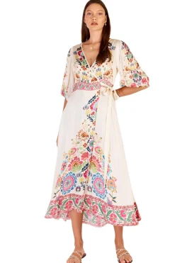 Camille Wrap Dress - Multi - RY2