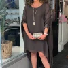 Campana Dress - Chocolate - IC8