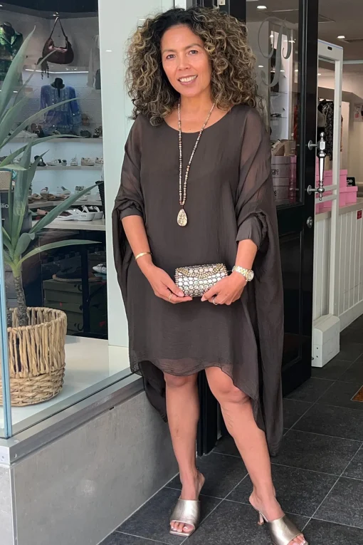 Campana Dress - Chocolate - IC8