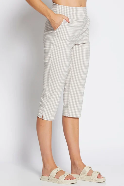 Capri Pocket Pant - Gingham - PH45