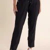 Caroline Panelled Pant - Black - TT48