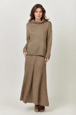 Cashmere Khaki Jumper - OJ36