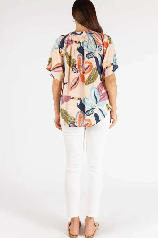 Cayman Top - Print - LS8