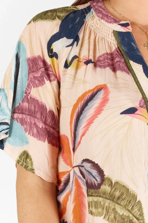 Cayman Top - Print - LS8