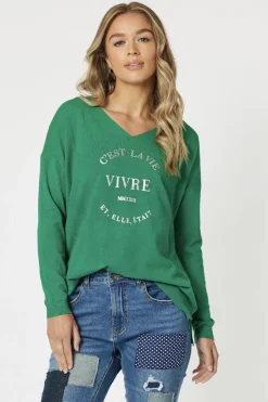 Cest La Vie Sweat - Ivy - TZ21