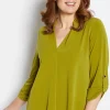 Chartreuse Kafton Nehru Tunic - PH29