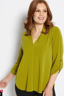 Chartreuse Kafton Nehru Tunic - PH29