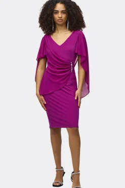 Chiffon Cape Dress - Empress - JR34