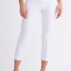 Claire Cropped Pant - White - JR64
