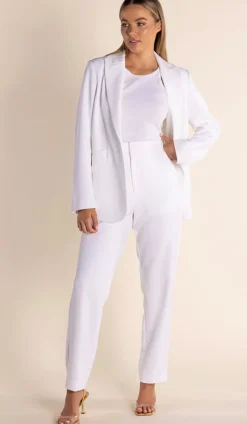 Clare Suit Blazer - White - TT43