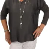 Clarice Top - Charcoal - CG5