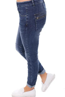 Classic Button Jeans - Denim - IS10