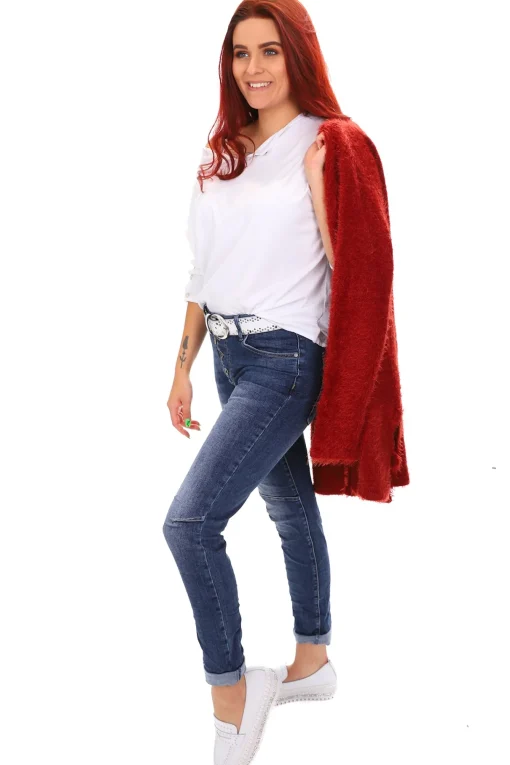 Classic Button Jeans - Denim - IS10