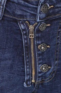 Classic Button Jeans - Denim - IS10